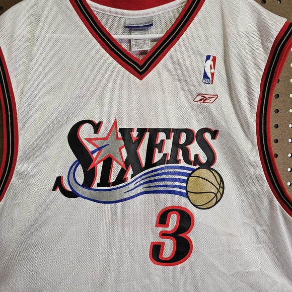 (EUC)Vintage Reebok Allen Iverson 76ers Jersey - Picture 2 of 12
